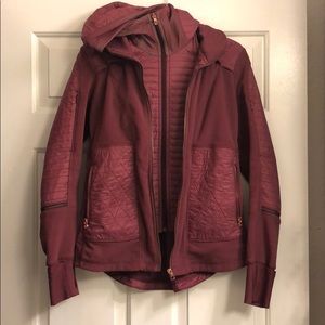 Lululemon fleecy keen jacket size 10